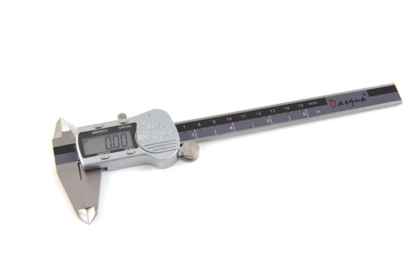 Dasqua IP 54 Professionele 150 mm Digitale Schuifmaat met Groot Scherm en Metalen behuizing - Afbeelding 3