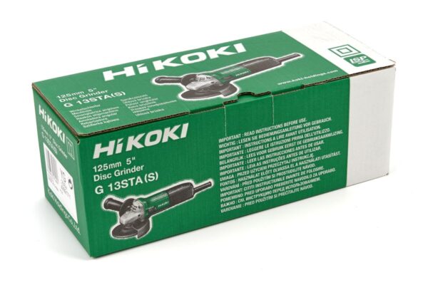 HI-KOKI 125 mm G13STA (S) Haakse Slijper - Image 9
