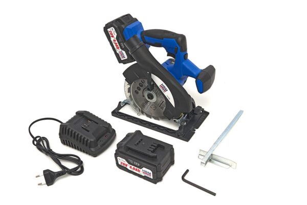 HBM Professionele 20 Volt 4,0AH Accu Cirkelzaag 150 mm. Met 2 Li-Ion Accu's - Afbeelding 5