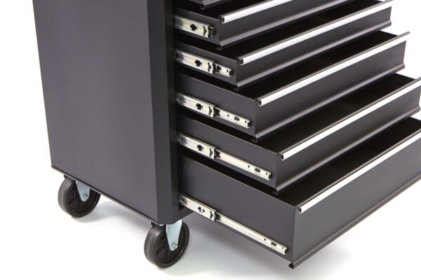 HBM Gereedschapswagen met 7 laden - 66 cm - zwart - Afbeelding 7