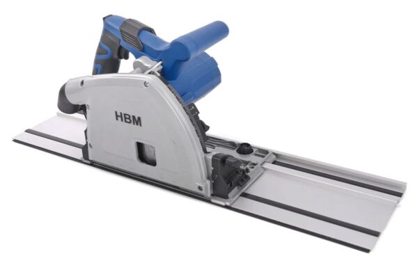 HBM 165 mm Professionele 1200 Watt Invalzaag, Liniaalzaag met 2 x 700 mm Liniaal - Image 2
