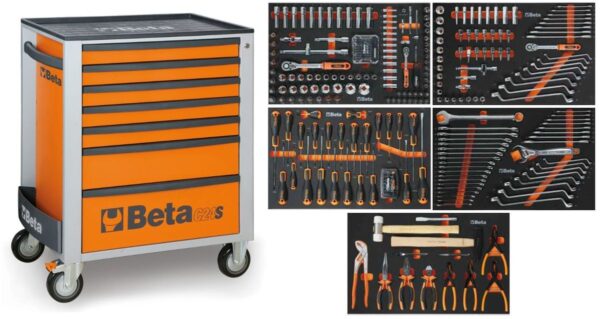 Beta Gevulde gereedschapswagen 2400S O7/E-M - 309 Delig - Afbeelding 2