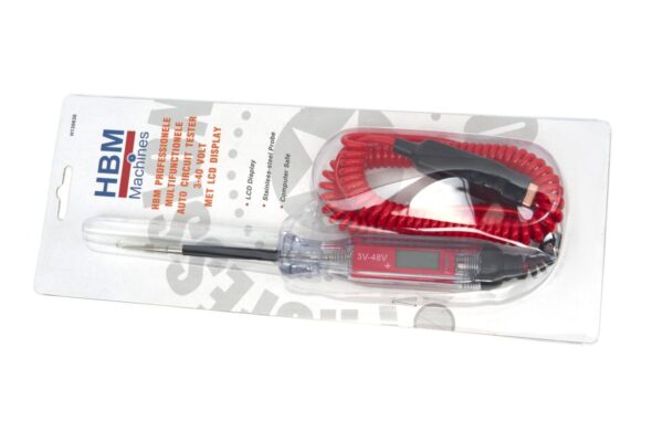 HBM Professionele Multifunctionele Auto Circuit Tester 3 – 40 Volt met LCD Display - Afbeelding 5