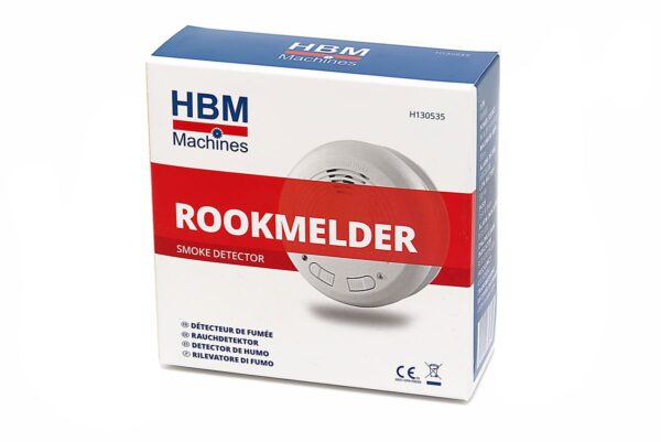 HBM Optische Verbindbare Rookmelder Inclusief Batterijen - Afbeelding 2
