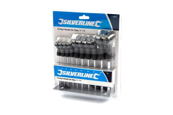 Silverline 10 Delige T-greep Torx Sleutel Set - Afbeelding 5