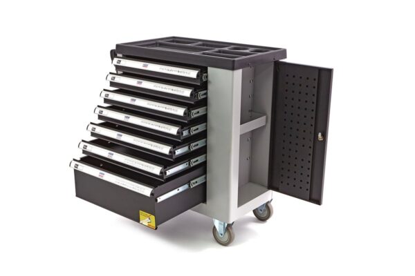 HBM Luxe gereedschapswagen met 7 laden - 77 cm - grijs - Bild 2
