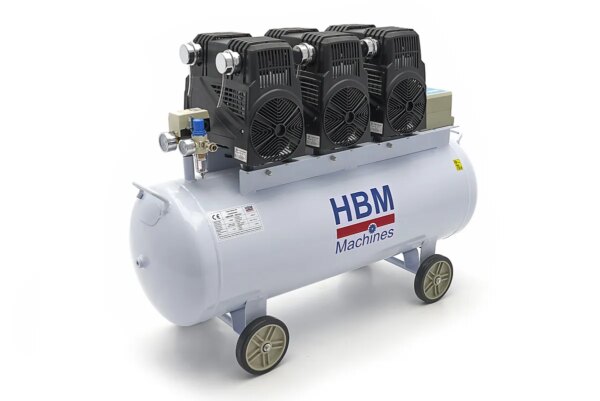 HBM 6 PK - 150 Liter Low Noise Compressor - Model 2 - Afbeelding 2