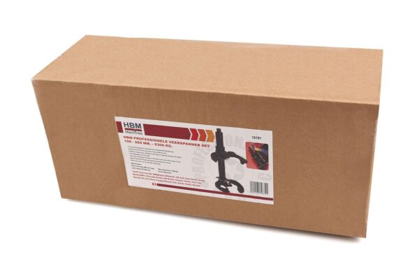 HBM Professionele Veerspanner set 100 - 265 mm. - 2300 Kg. - Afbeelding 6