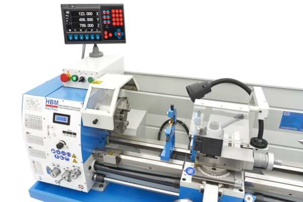 HBM 320 x 900 DRO Professionele Variabele Metaaldraaibank Compleet met LCD Display - Afbeelding 10