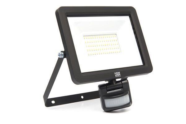 HBM LED bouwlamp met sensor en quick connector 50W 4700 lumen, 6500K - Afbeelding 2