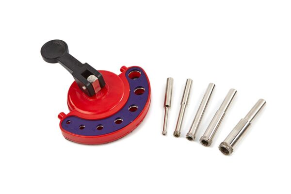 HBM Diamant Borenset, Gatzagenset Incusief Boormal met Zuignap 6 – 8 MM