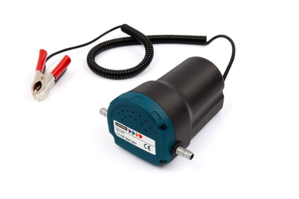HBM 12 Volt Elektrische Oliepomp, Carterpomp Inclusief Slangen