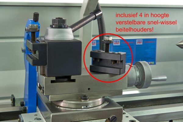 HBM 320 x 900 Professionele Variabele Metaaldraaibank Compleet - Bild 8