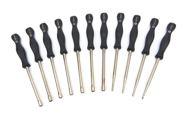 HBM 11 Delige Carburateur Schroevendraaierset, Afstelgereedschapset - Afbeelding 2