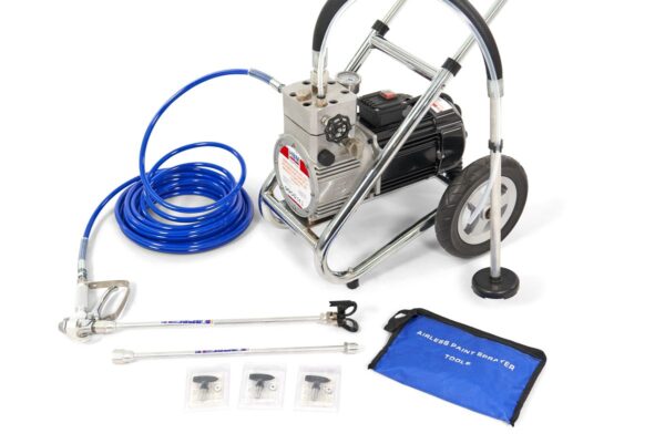 HBM Hogedruk Airless Spuitmachine Verfspuit Wandspuitmachine Set 1500 Watt - Afbeelding 4