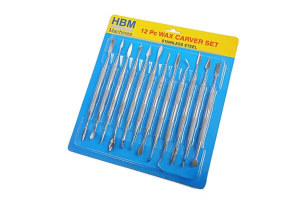 HBM 12 Delige Wax Carver - Moduleerhakenset - Afbeelding 2
