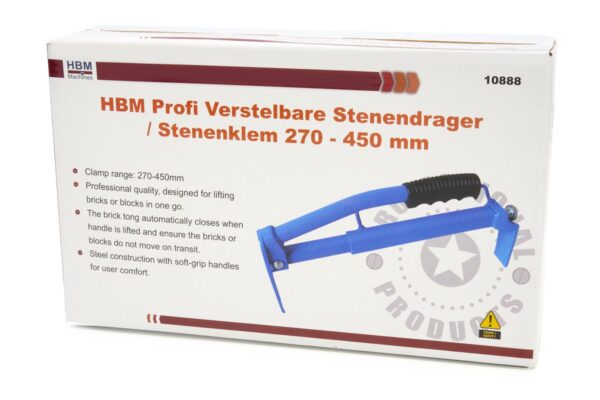 HBM Profi Verstelbare Stenendrager / Stenenklem 270 - 450 mm - Image 5