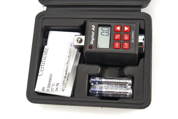 AOK Professionele Digitale Momentmeter van 20 tot 200 NM met 1/2 inch Opname - Afbeelding 11