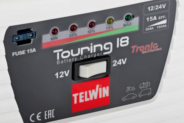 Telwin acculader Touring 18 230V 12V/24V - Afbeelding 4