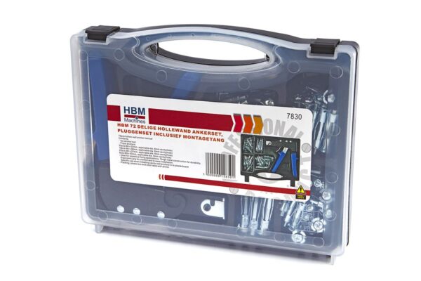 HBM 72 Delige Hollewand pluggenset, ankerset inclusief Montagetang - Afbeelding 8
