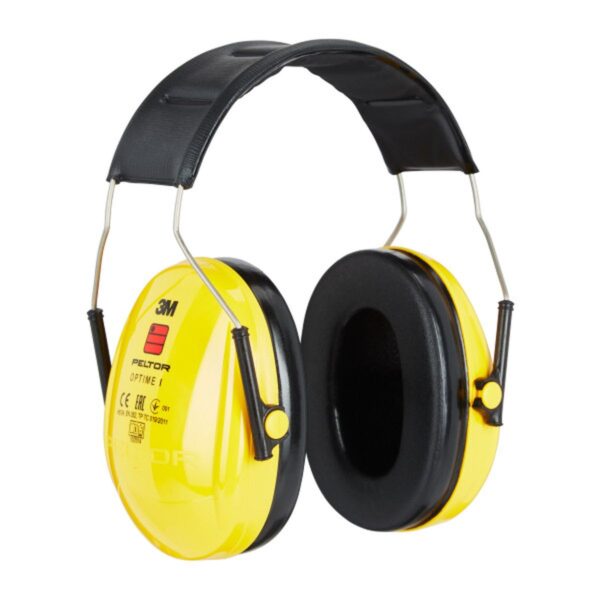 3M PELTOR Optime I Gehoorkappen, 27 dB, geel, hoofdband, H510A-401-GU