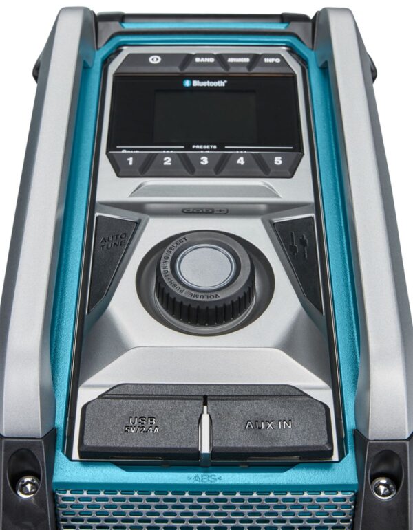 Makita accu bouwradio body, FM DAB, DAB+, Bluetooth, MR007GZ - Afbeelding 4
