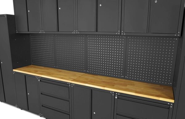 HBM premium modulair werkplaatssysteem, 16-delig, matzwart - Image 11