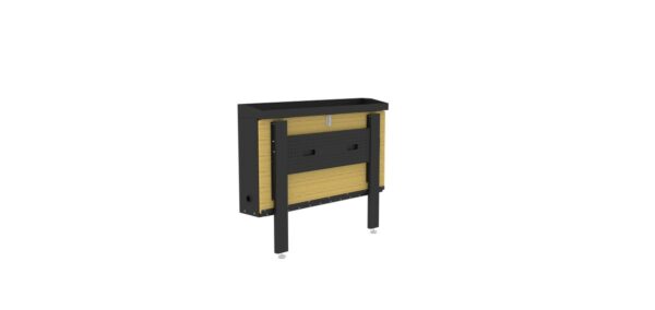 HBM inklapbare werkbank voor muurbevestiging 120 x 66 cm - Afbeelding 7