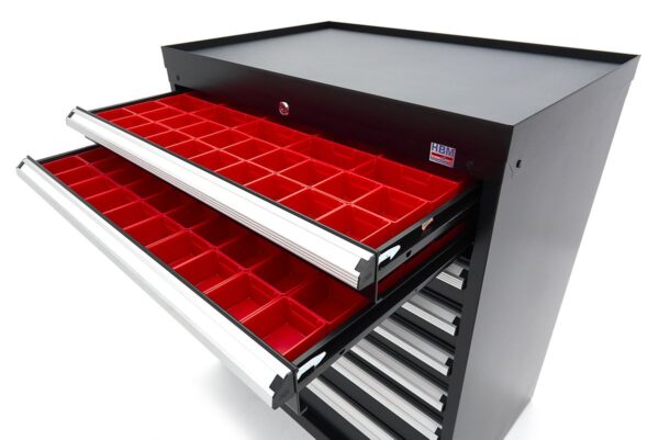 HBM 8 Laden Profi Gereedschapskast 88 x 58 x 100 cm zwart - Afbeelding 9