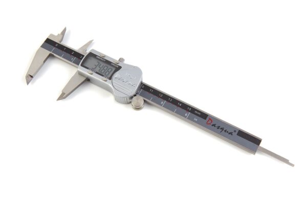 Dasqua IP 54 Professionele 150 mm Digitale Schuifmaat met Groot Scherm en Metalen behuizing - Afbeelding 2