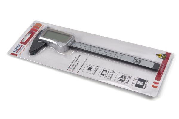 HBM 150 mm. Digitale Schuifmaat Met Groot Display - Afbeelding 6