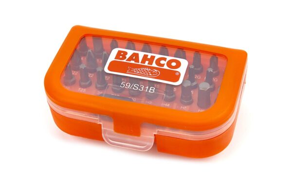 Bahco bitset voor gleuf, Phillips, Pozidriv, TORX 31-delig - Afbeelding 5