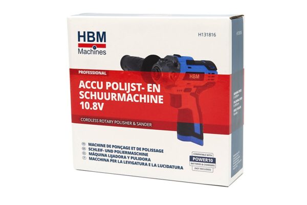 HBM accu polijstmachine, schuurmachine 10.8 Volt - Afbeelding 8