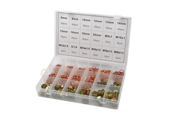 HBM Carterpluggen en Koperen Ringen Assortiment 534 Delig
