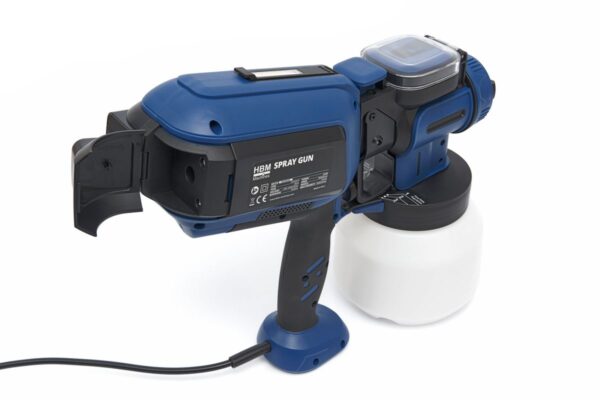 HBM elektrische verfspuit 550 Watt, 1500 ml, met LED licht - Afbeelding 9