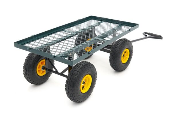 HBM 100 Kg Trekkar, Bolderwagen, Tuinkar Met 86 x 46 x 38 cm Laadbak Inclusief Canvas Zak - Image 13