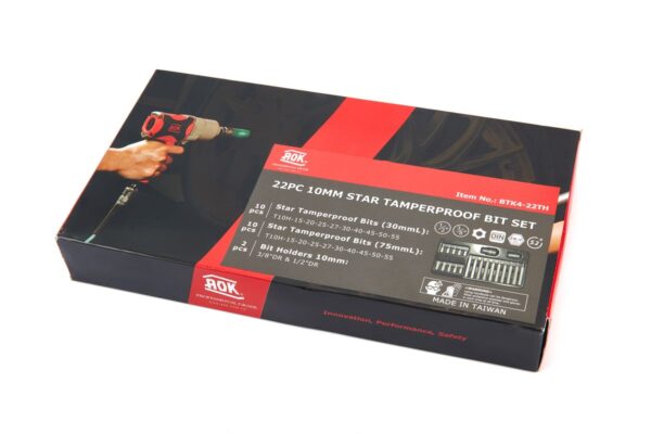 AOK 22 Delige Slagvaste Professionele Torx Bitset - Afbeelding 4