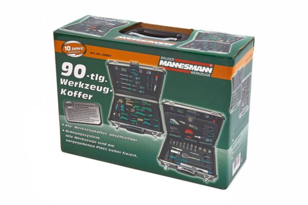 Mannesmann 90 Delige Gereedschapskoffer - 29067 - Image 8
