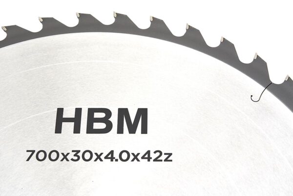 HBM 700 mm - 42-T Zaagblad voor HBM Professionele Wipzaag / Brandhoutzaag 5.5 PK - 400 Volt - Bild 4
