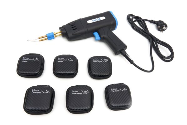 HBM 75 Watt Professionele Hot Nietmachine, Plastic Soldeerapparaat, Bumper Reparatieset Inclusief 300 Nieten