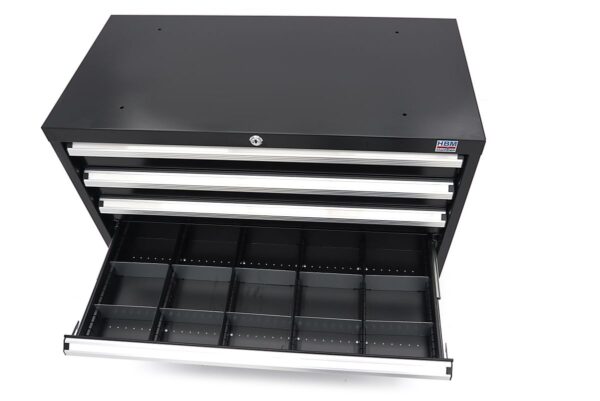 HBM 6 Laden Profi Gereedschapskast 90 x 45 x 90 cm zwart - Afbeelding 11