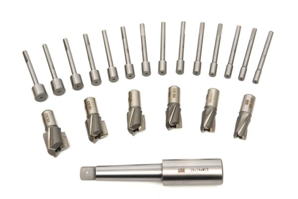 HBM HSS Inbus Verzinkfrezenset Type 1 - Afbeelding 4