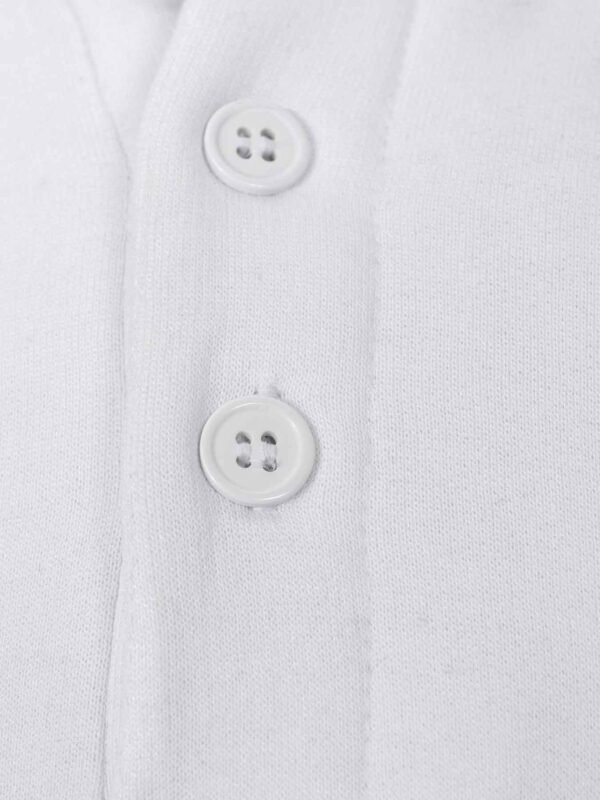 Storvik Napoli werksweater polo kraag wit - Afbeelding 3