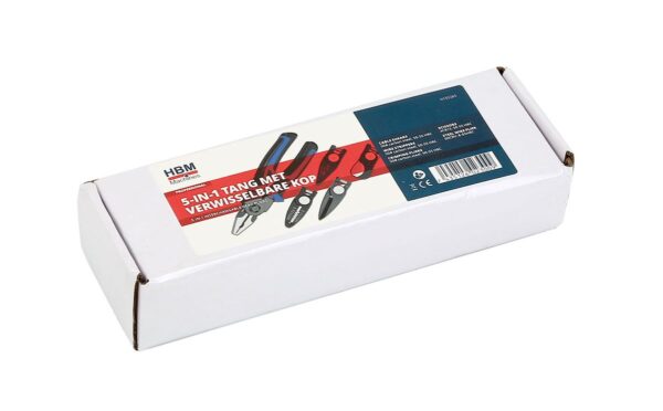 HBM 5 in 1 tang met verwisselbare kop - Afbeelding 5