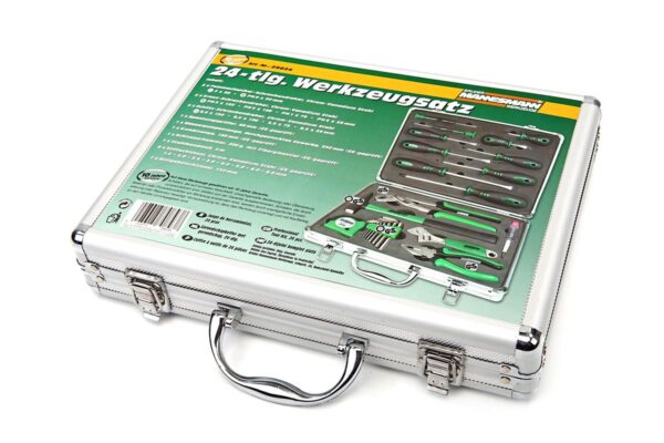 Mannesmann 24 Delige Gereedschapset in Aluminium Koffer - 29024 - Afbeelding 3