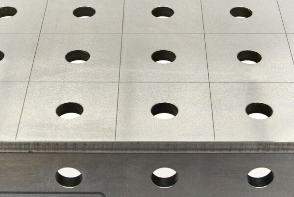 Weldkar lastafel Ø28 1000 x 1000 x 15 mm, verrijdbaar - Afbeelding 10