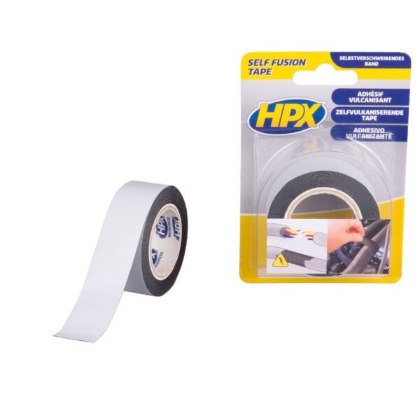HPX Zelfvulkaniserende tape - zwart 25mm x 3m
