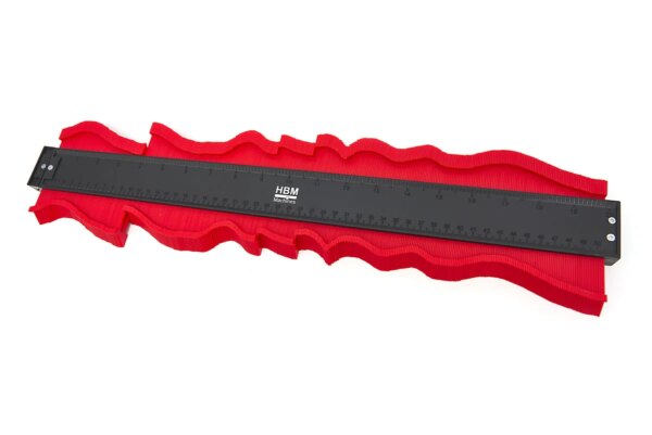 HBM 535 x 100 x 20 mm Professionele Magnetische Profielmal - Afbeelding 2