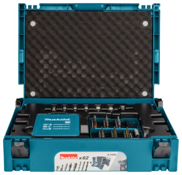 Makita boor-/schroefbitset 62-delig, B-53908