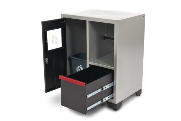 HBM Deluxe Afvalbak en Papierhouder Voor Werkplaatsinrichting - Afbeelding 4